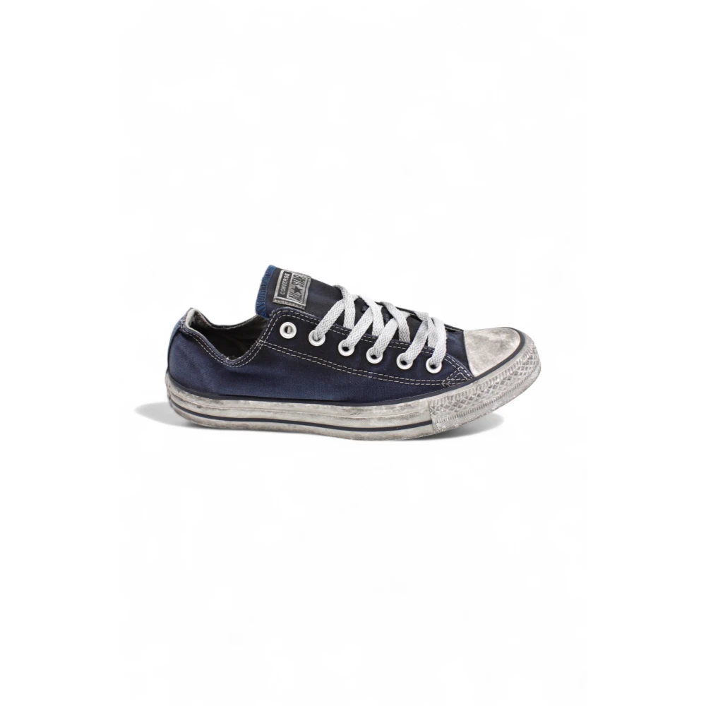 Converse Rook Ox Canvas Rubberen Zool Sneaker Heren Schoenen Blauw