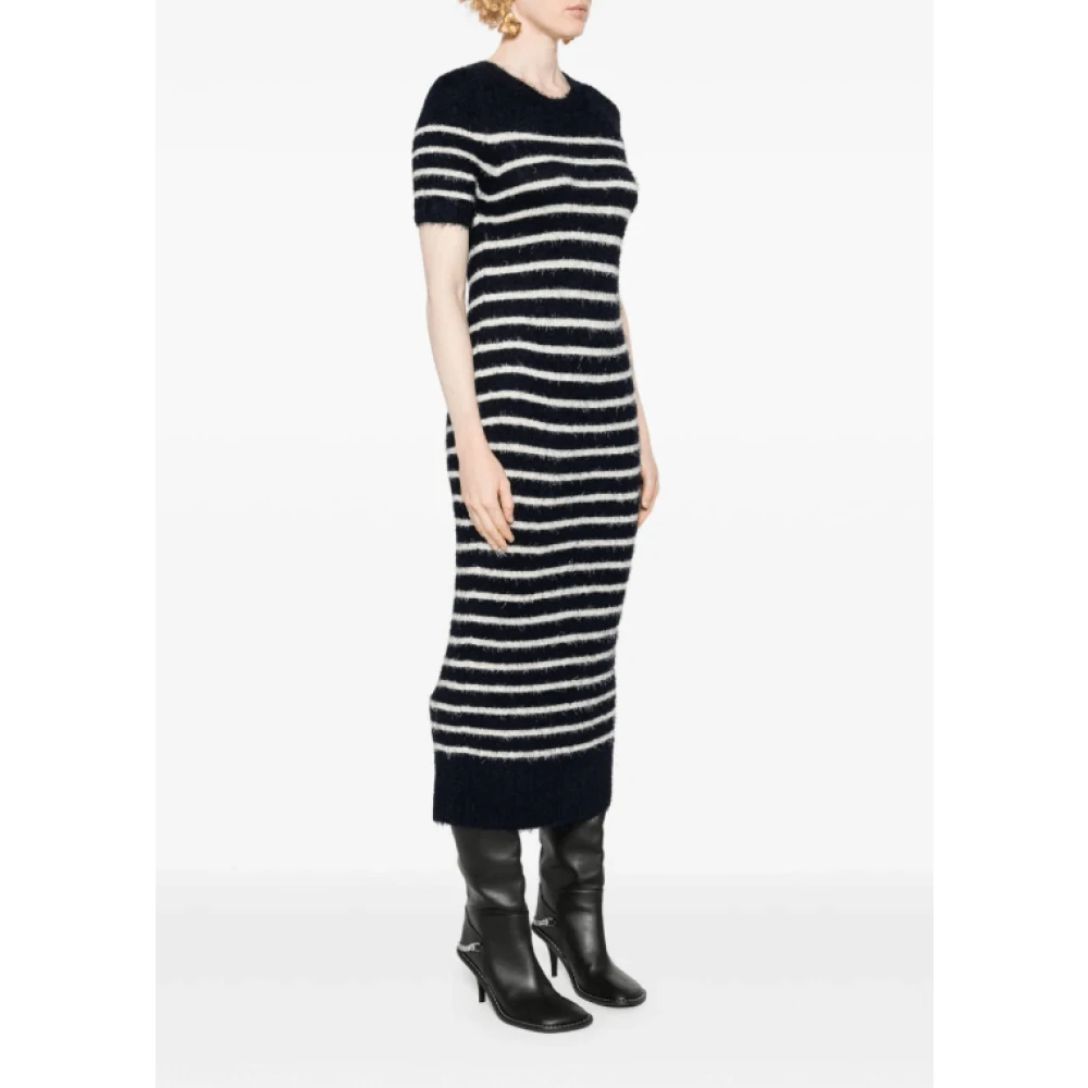 Khaite Gestreepte Tube Jurk Blue Dames