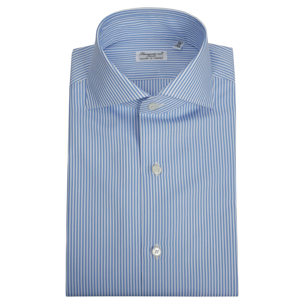 Finamore Mannelijk Multicolor Overhemden Heren, Veelkleurig, 2XL, Katoen, Eduardo Shirt