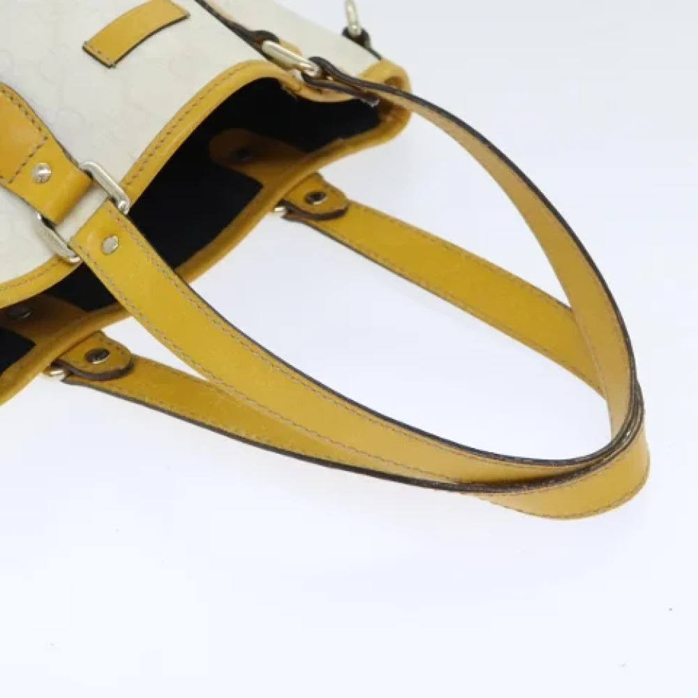Gucci Vintage Pre-owned Leather gucci-bags White Dames