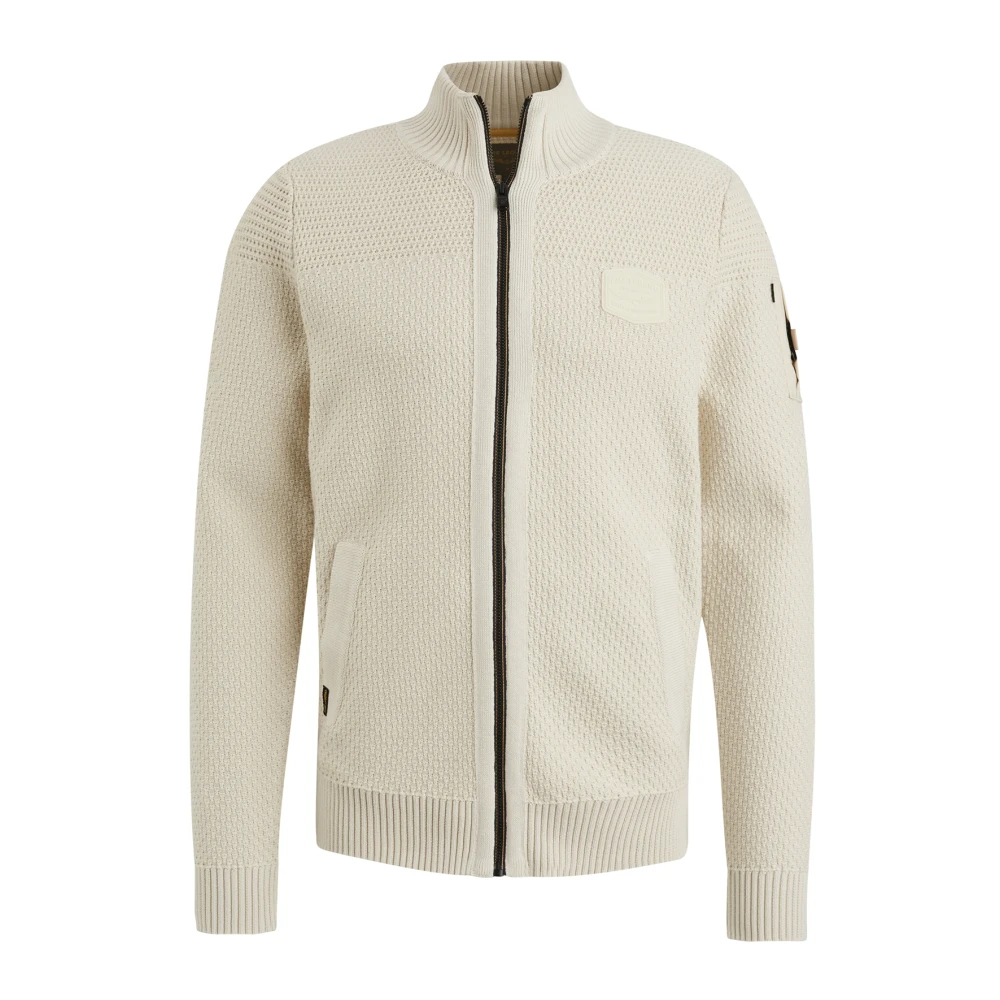 PME Legend Katoenen Structuur Ritsjas Beige Dames