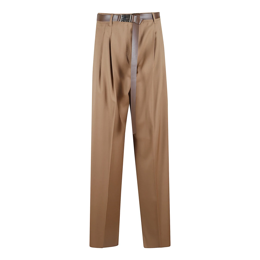 Trousers > Wide Trousers - - Max Mara Studio - Modalova