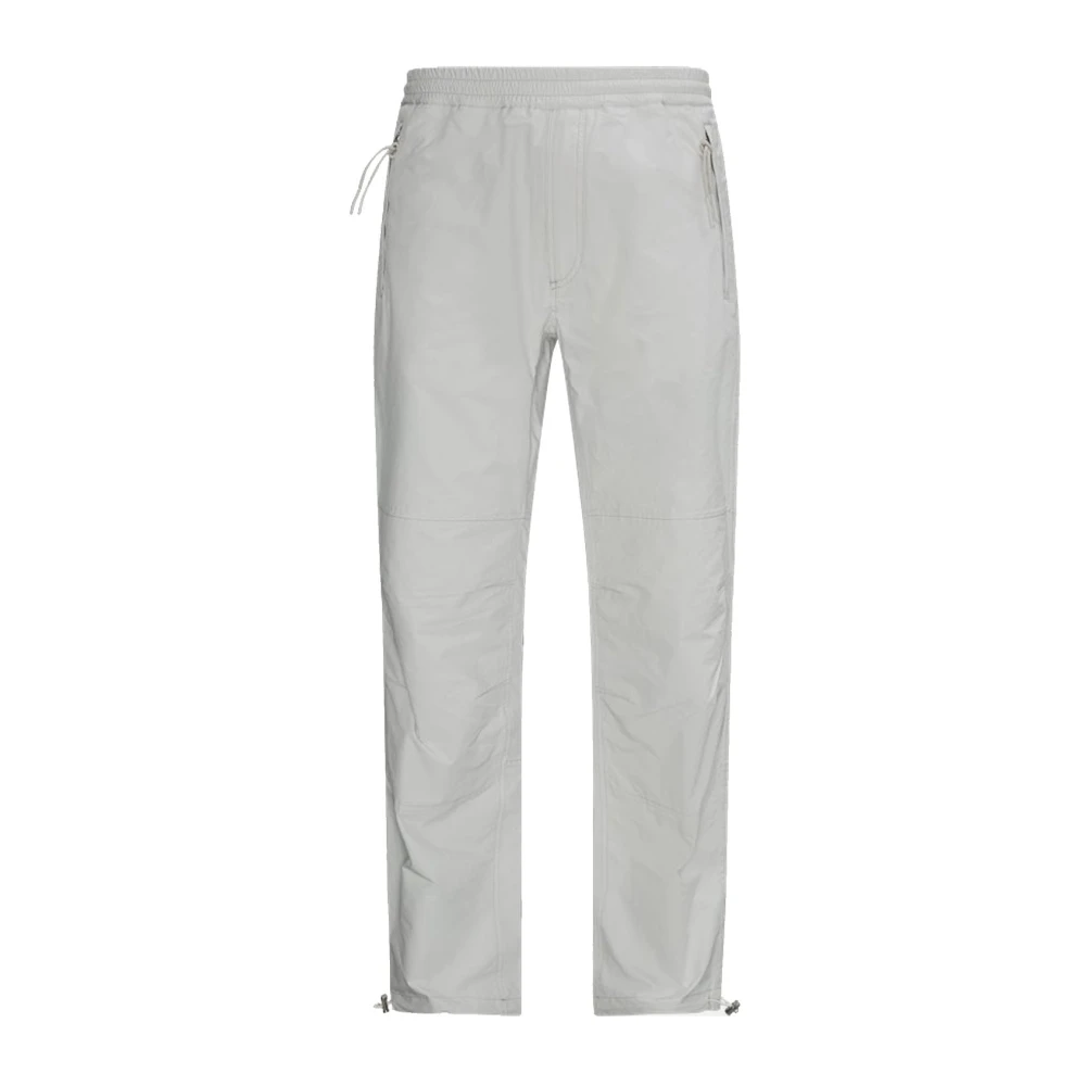 Moncler Men's Gray Genius 1952 Trousers Elasticated Drawstring Hem - Straight Trousers - S - Trousers