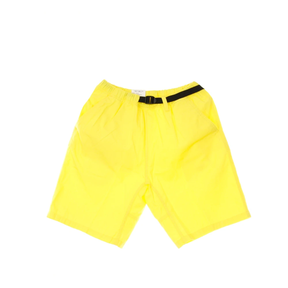 Carhartt WIP Limoncello Stone Washed Heren Shorts Yellow Heren