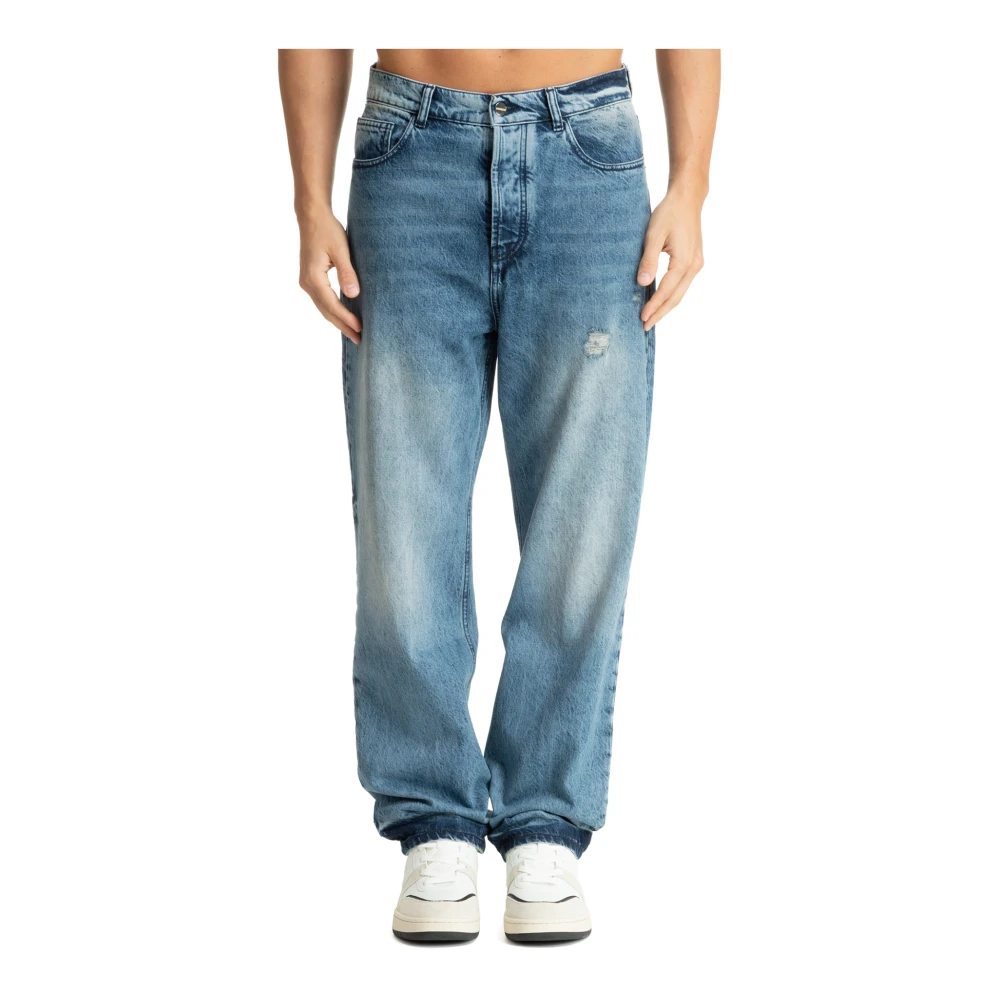 Barrow Klassieke denim jeans met logo details Blue Heren