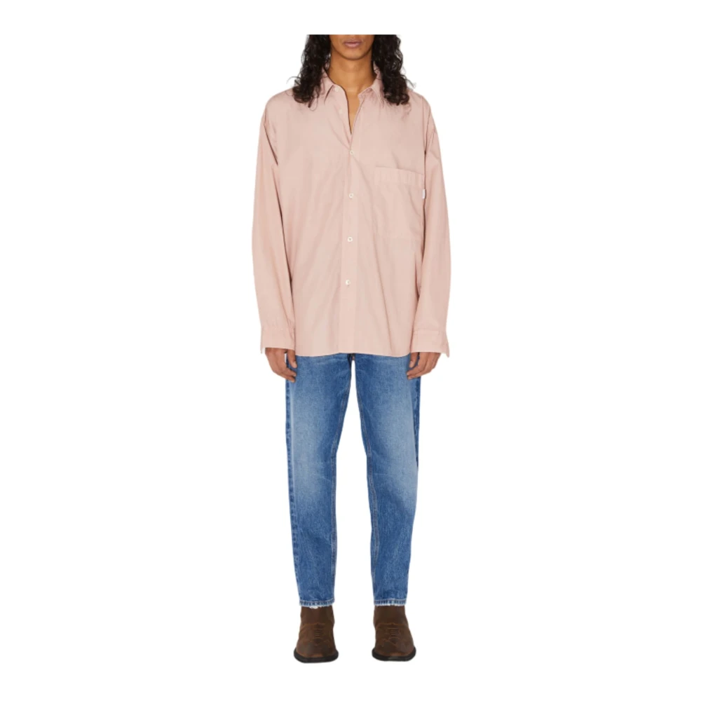 Amish Grijs Roze Shirt Amu108P4290569 Pink Heren