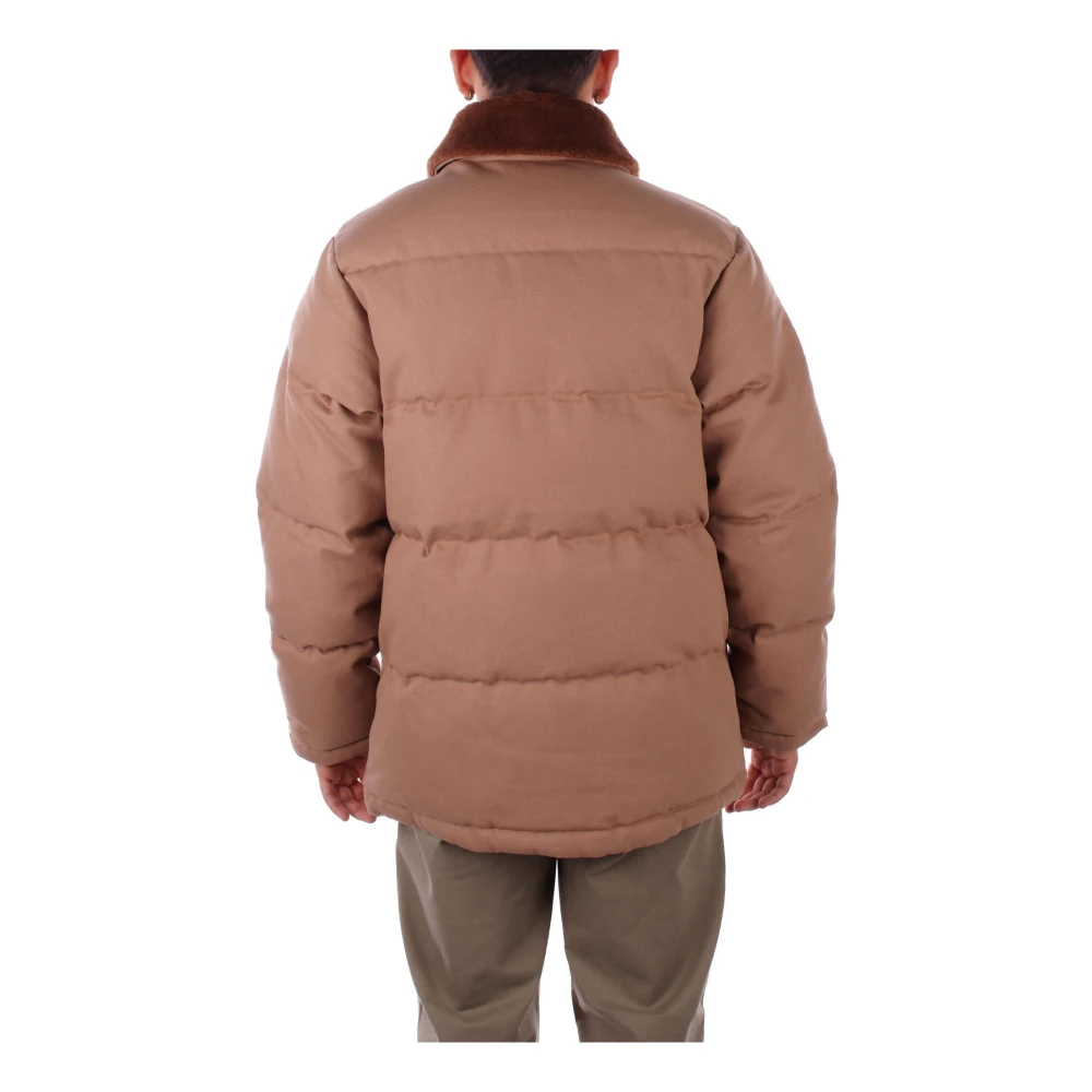 Carhartt WIP Voor Logo Ritsjas met Zakken Brown Heren