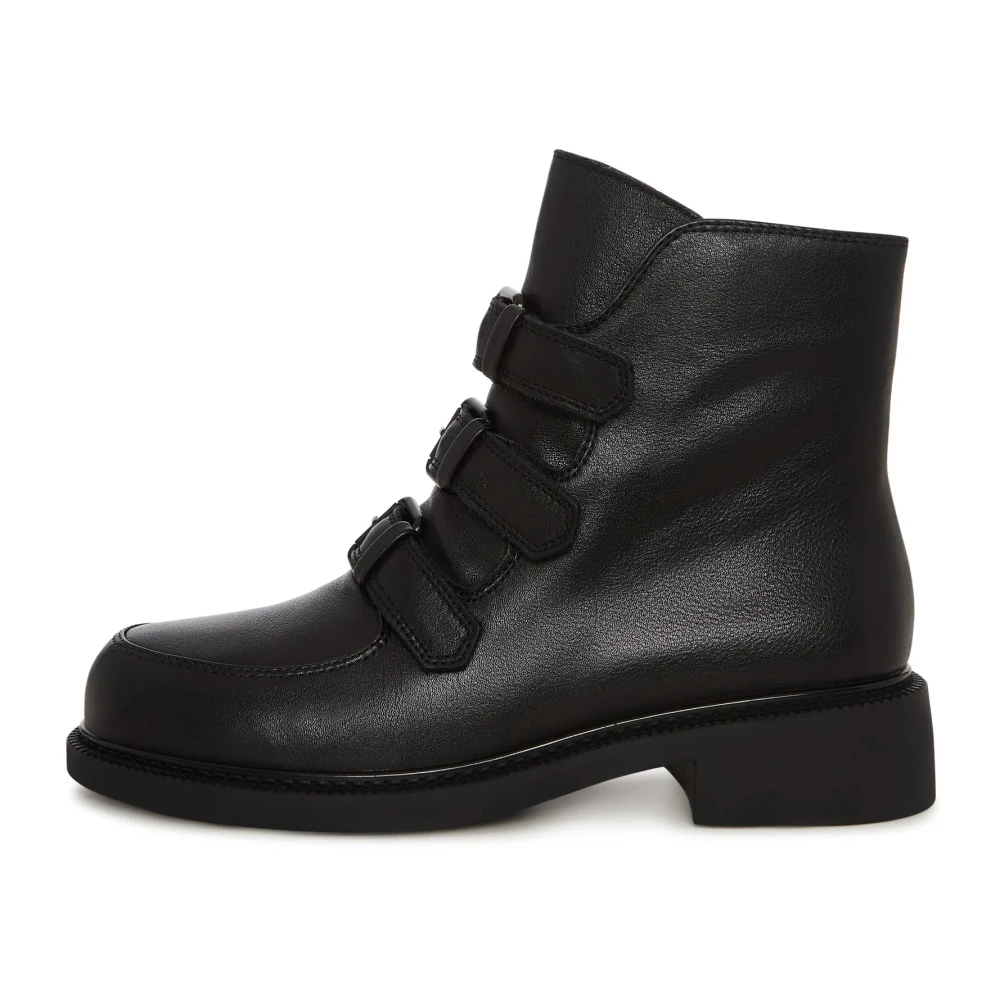 Cesare Gaspari Triple Strap Mid Ankle Boot