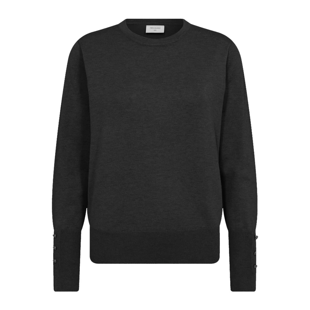 Knitwear > Round-neck Knitwear - - Freequent - Modalova