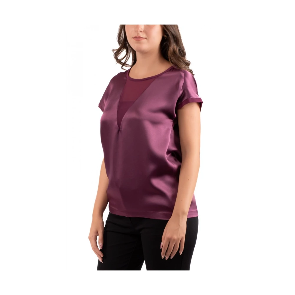 pinko Damesblouse in trendy stijl Purple Dames