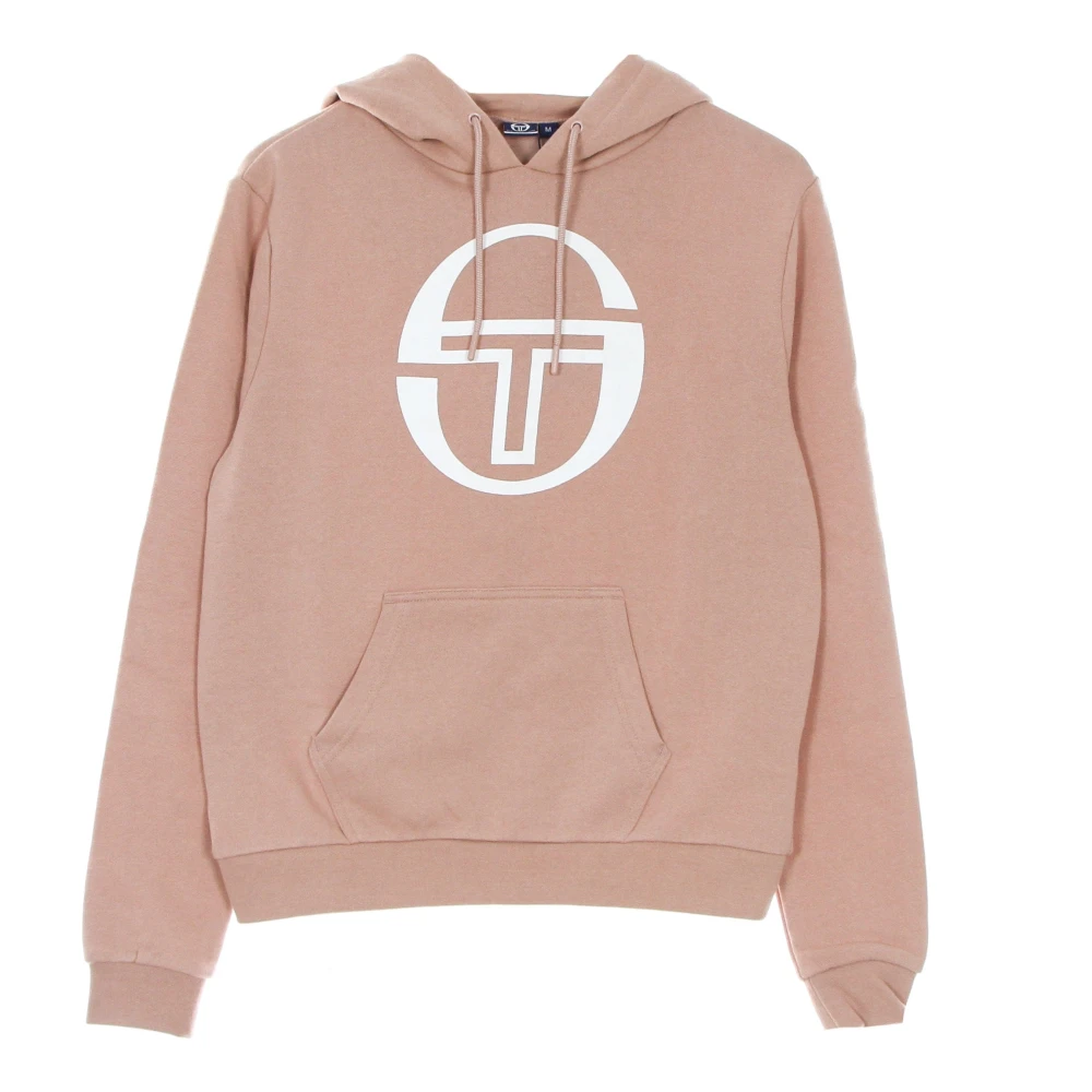 Sergio Tacchini Martin Cropped Logo Dames Cropped Hoodie Mistery Rose Brown Dames