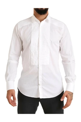 Elegant vit Slim Fit skjorta