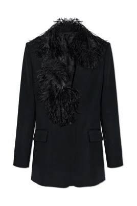 Jacket With Ostrich Feathers