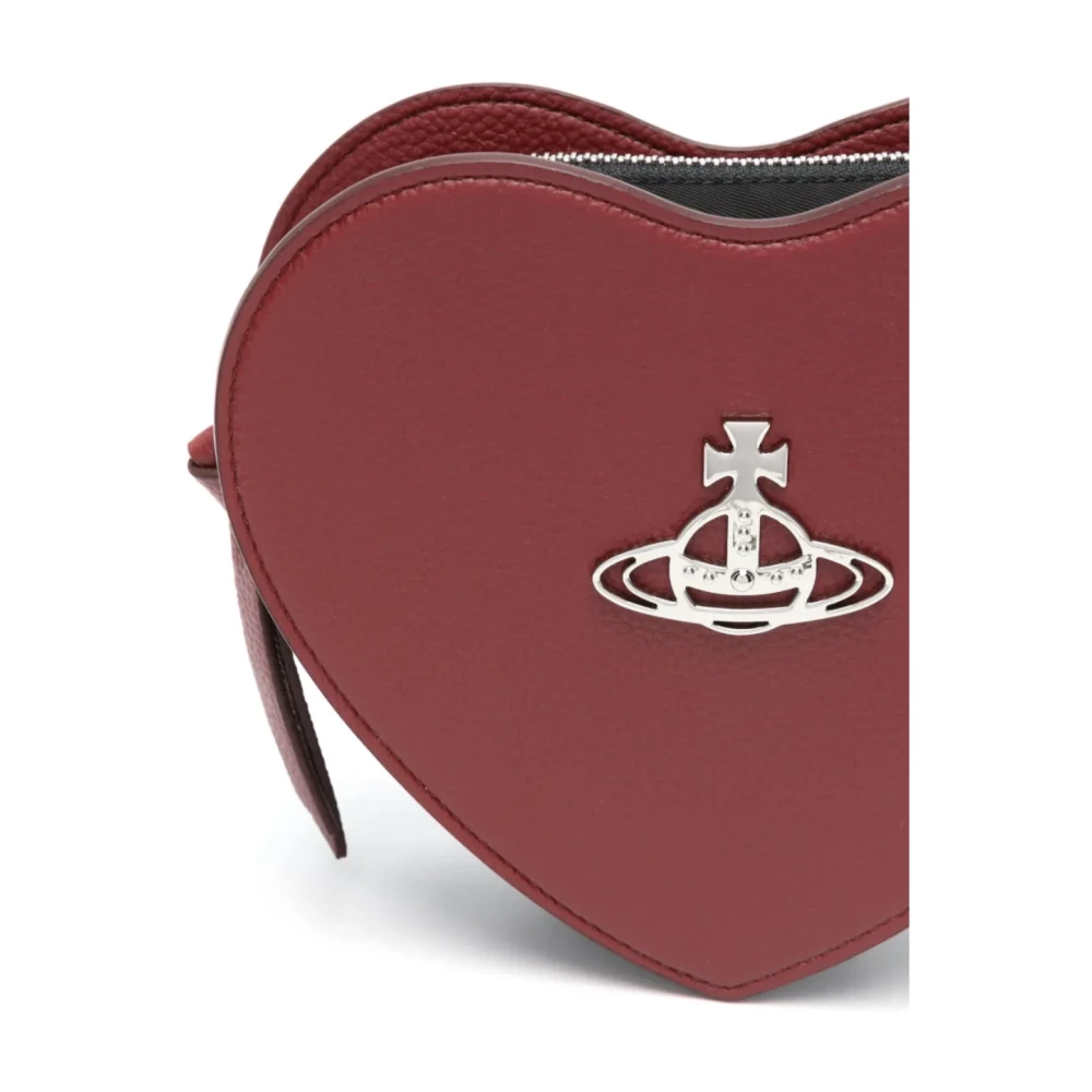 Vivienne Westwood Rode Heart Crossbody Tas Red Dames