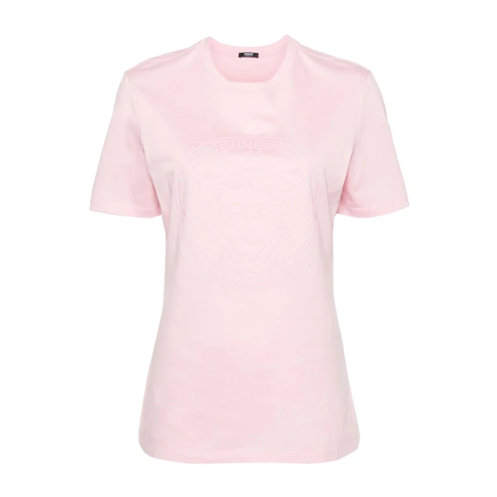 Versace Ljusrosa T-Shirt Pink, Dam