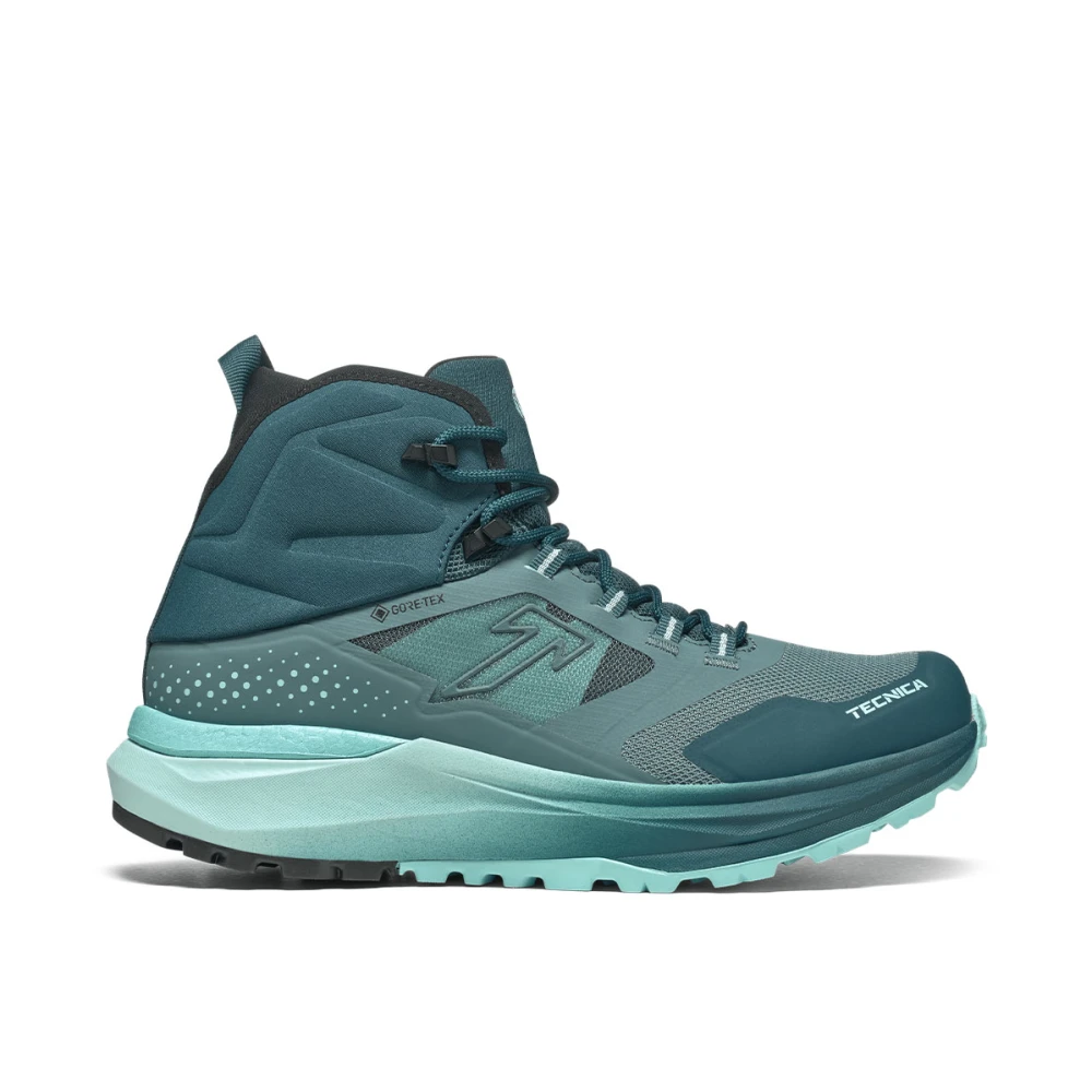 Tecnica Mörkblå Agate Mid GTX Skor Blue, Dam