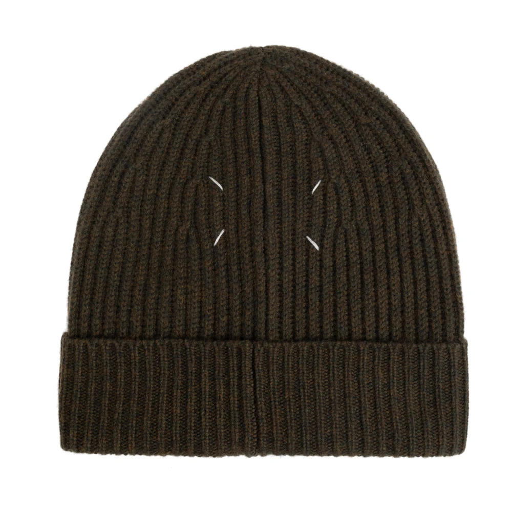 Maison Margiela Herr Grön Accessoarer M, Wool Beanie