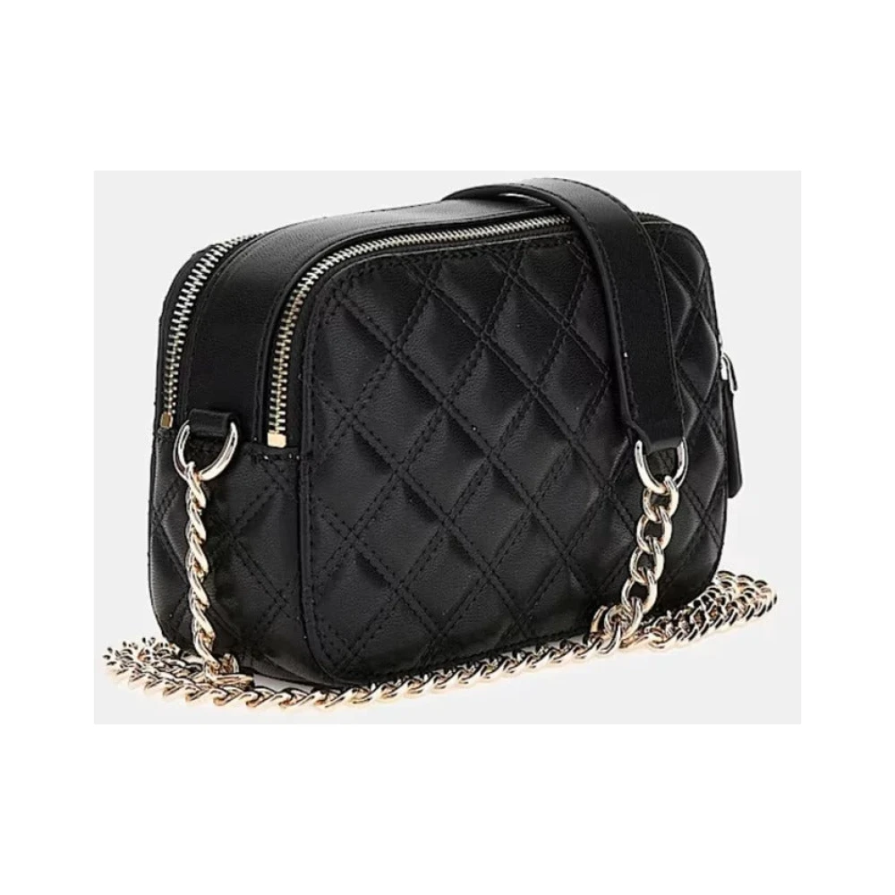 Guess Zwarte Spark Micro Mini Schoudertas Black Dames