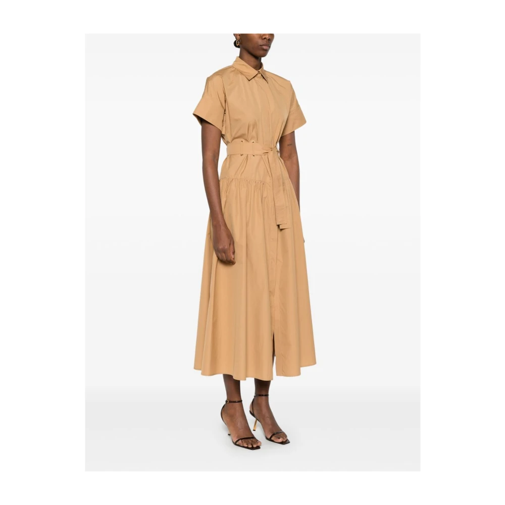 Max Mara Elegante Bruine Jurk voor Vrouwen Brown Dames