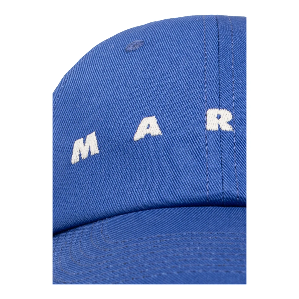 Marni Pet met klep Blue Heren