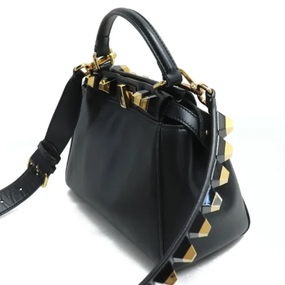 Fendi Vintage Pre-owned Leather fendi-bags Black Dames
