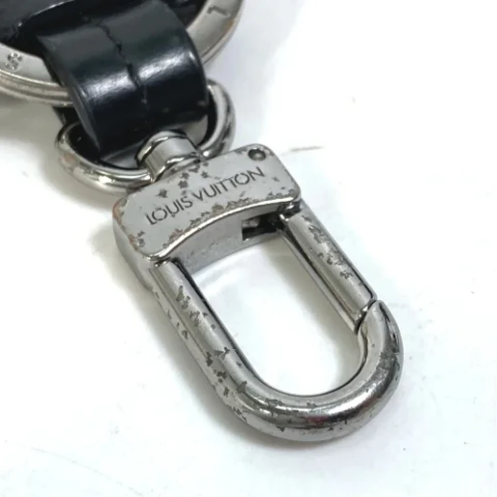 Louis Vuitton Vintage Pre-owned Fabric key-holders Black Heren