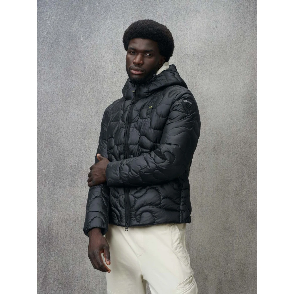 Blauer Heren Hooded Hamlet Puffer Jas Black Heren