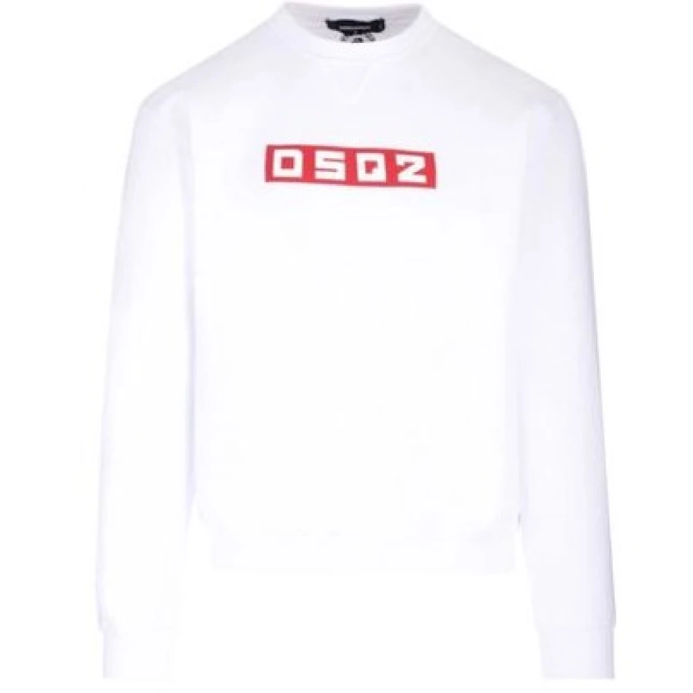 Dsquared2 Stijlvolle Sweaters Collectie White Heren