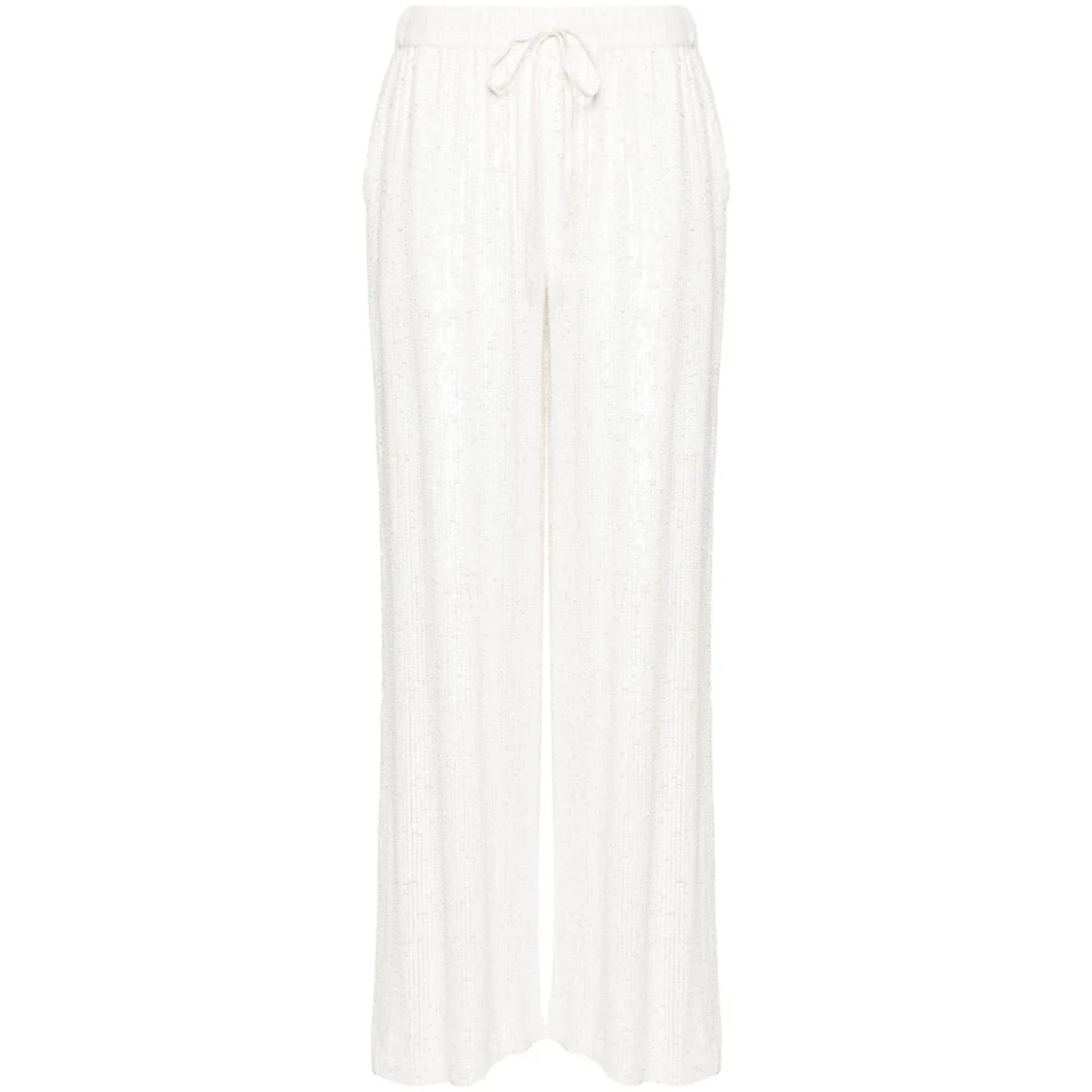 P.a.r.o.s.h. Witte broek voor vrouwen Ss24 White Dames