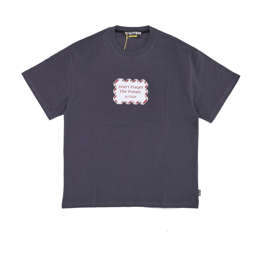 Iuter Toekomst Tee Korte Mouw Katoenen T-shirt Black Heren