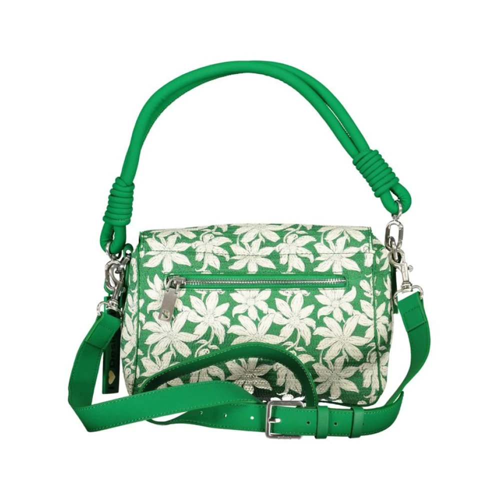 Desigual Groene Handtas met Afneembare Schouderband Green Dames