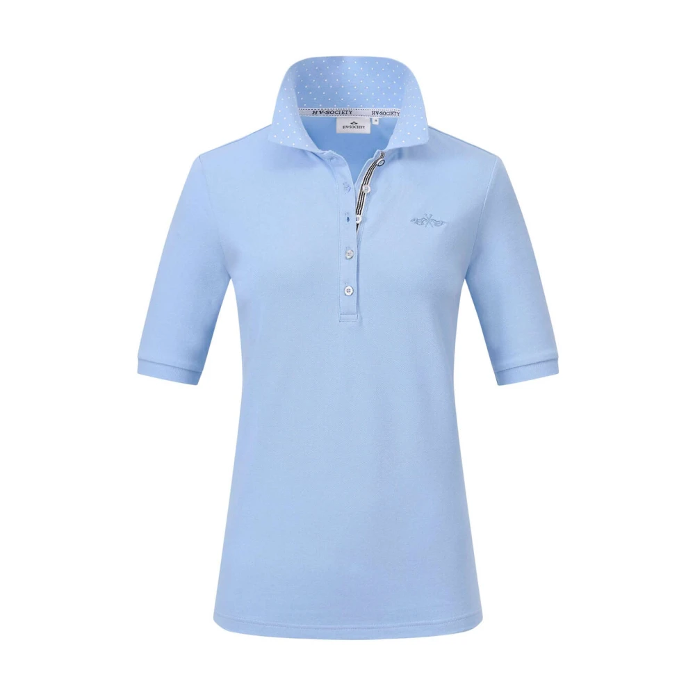 HV Polo Chic Polo Shirt voor Vrouwen Blue Dames