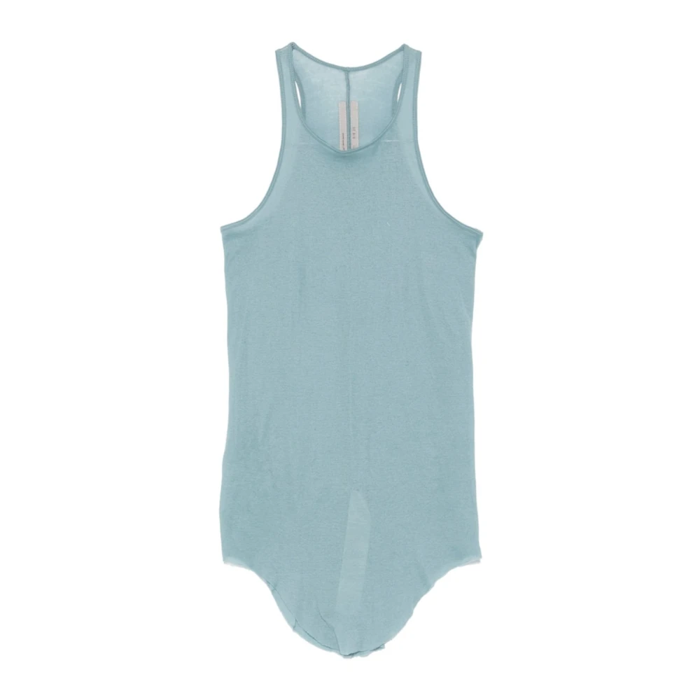 Rick Owens Rib Tank Top Mondwater Blue Dames
