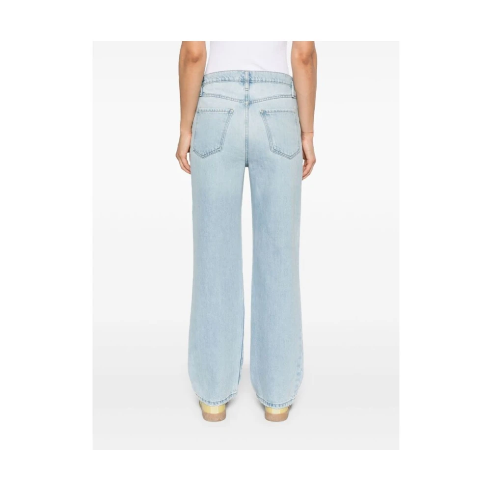 Frame Regeneratieve Katoen Denim Jeans Blue Dames