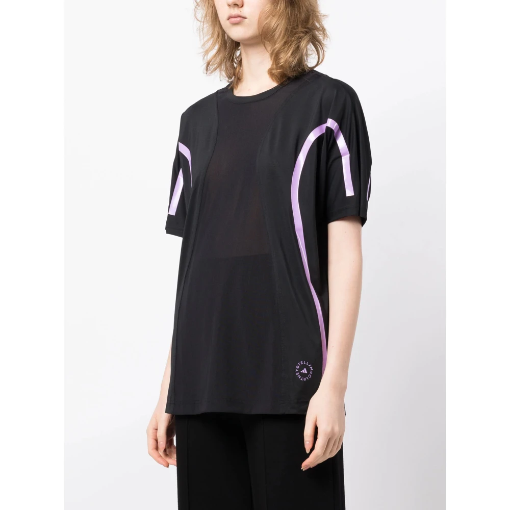 adidas by stella mccartney Stijlvolle TPA L TEE Black Dames