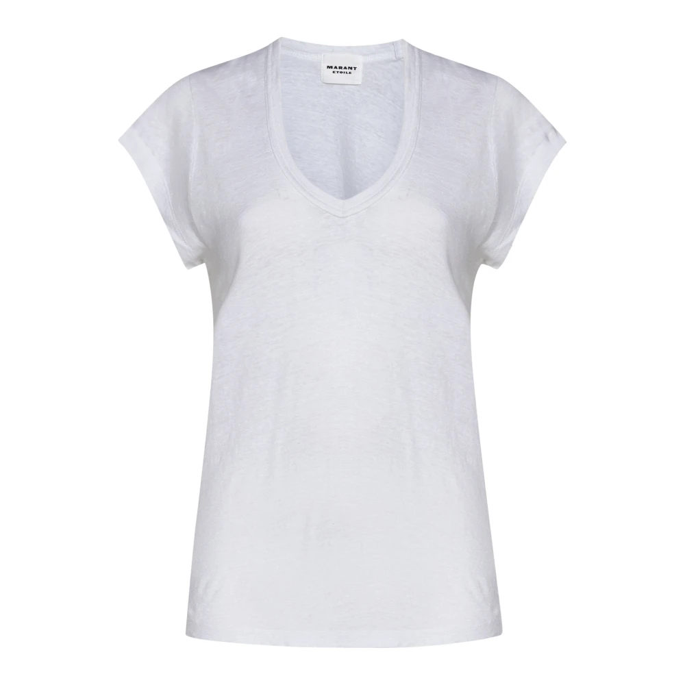 Isabel Marant Étoile Witte T-shirts en Polos Zankou-GC White Dames