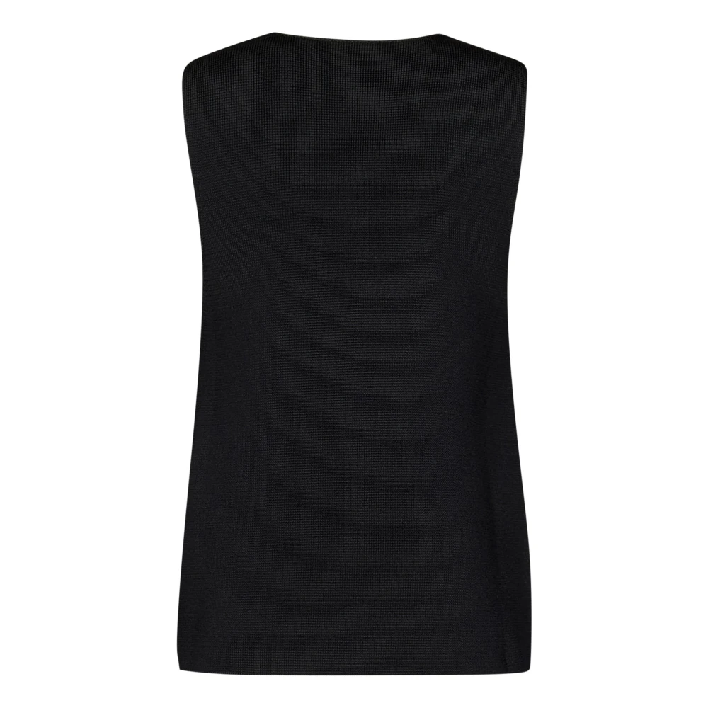 Khaite Zwart V-hals Bovenkleding Aw24 Black Dames