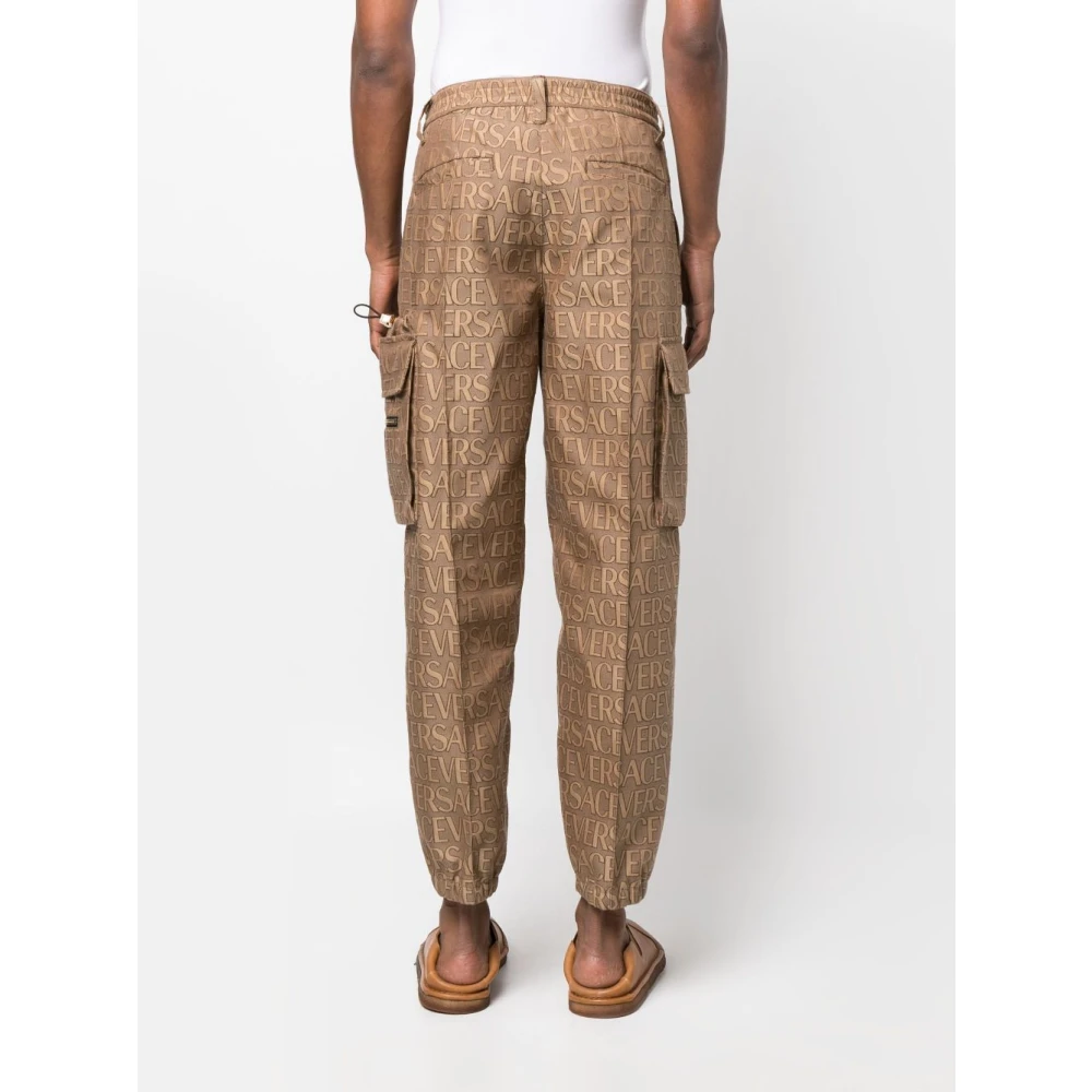 Versace Trousers Brown Heren