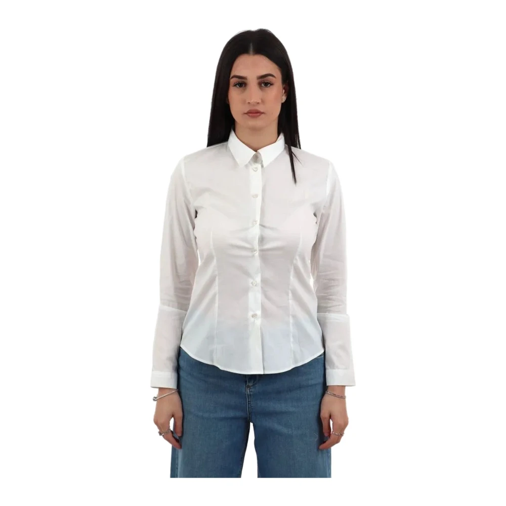 Emme Di Marella Women's White Stylish Shirt With 100% Composition