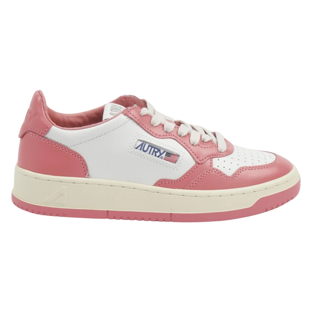 Autry Medalist Low Sneakers Dames Schoenen Roze
