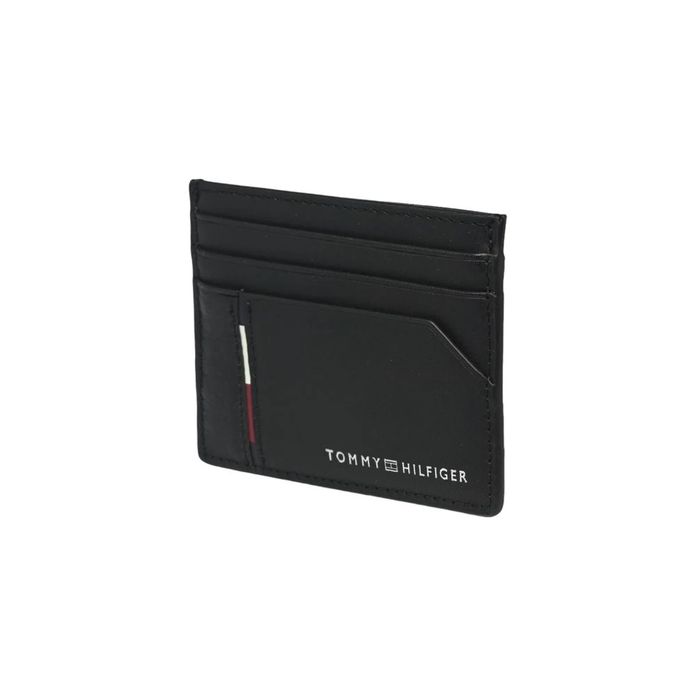 Tommy Hilfiger Blauw Leren Herenportemonnee Herfst Winter Collectie Blue Heren