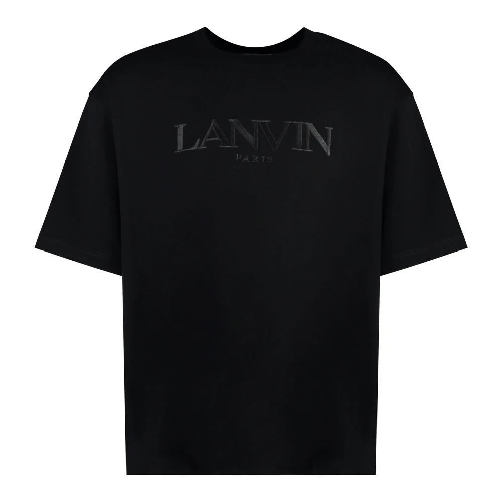 Lanvin T-Shirts Black Heren