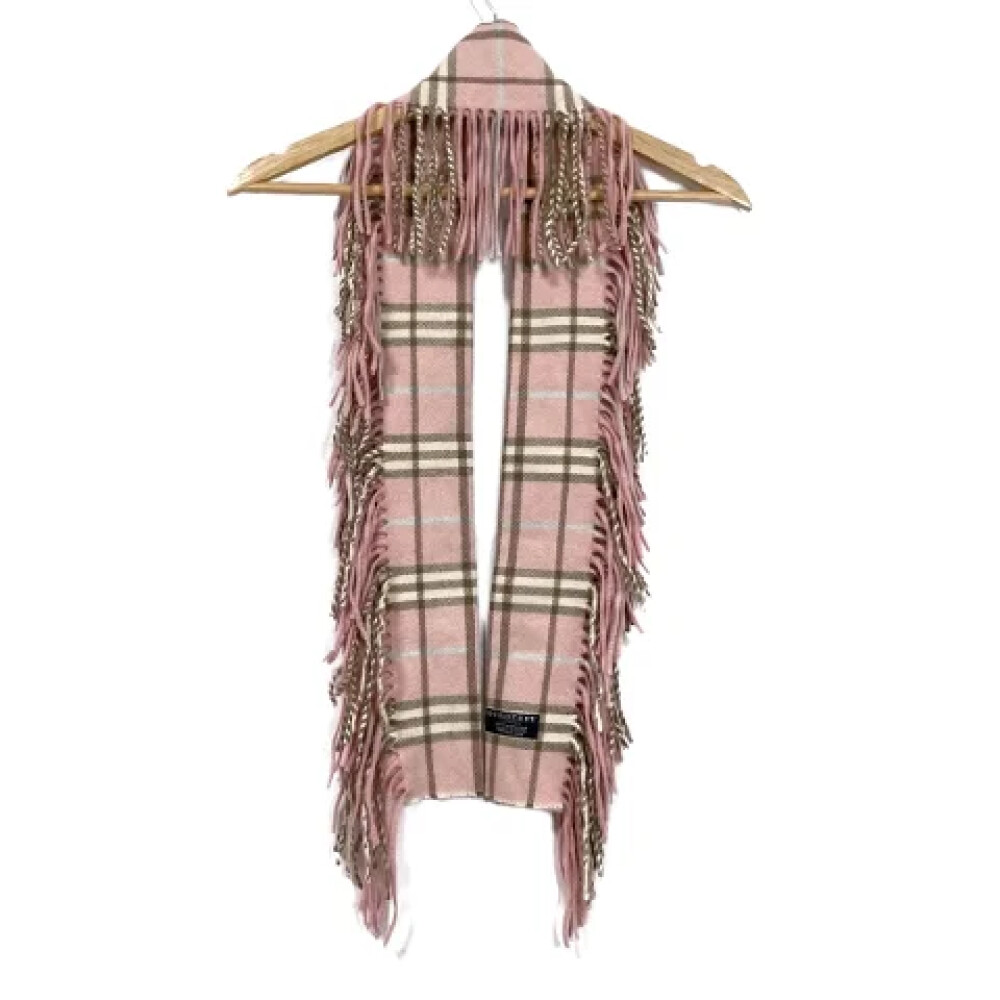 Burberry skjerf clearance rosa