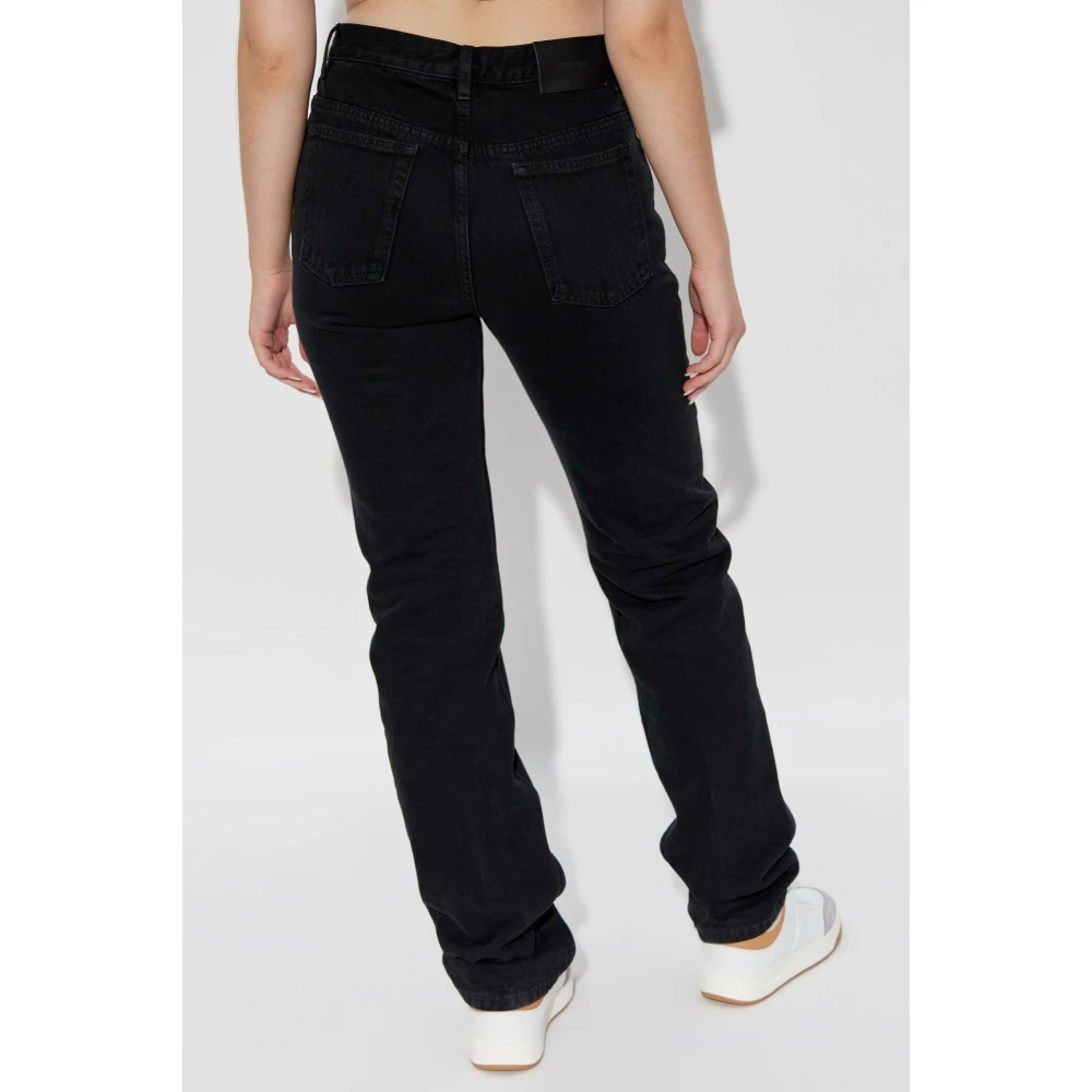 Saint Laurent Tapered Jeans Black Dames