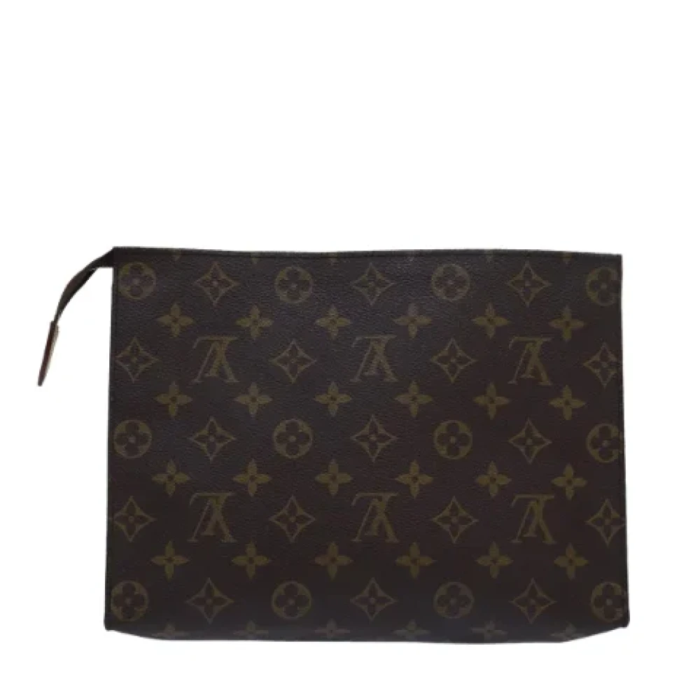 Louis Vuitton Vintage Pre-owned Canvas pouches Brown Dames