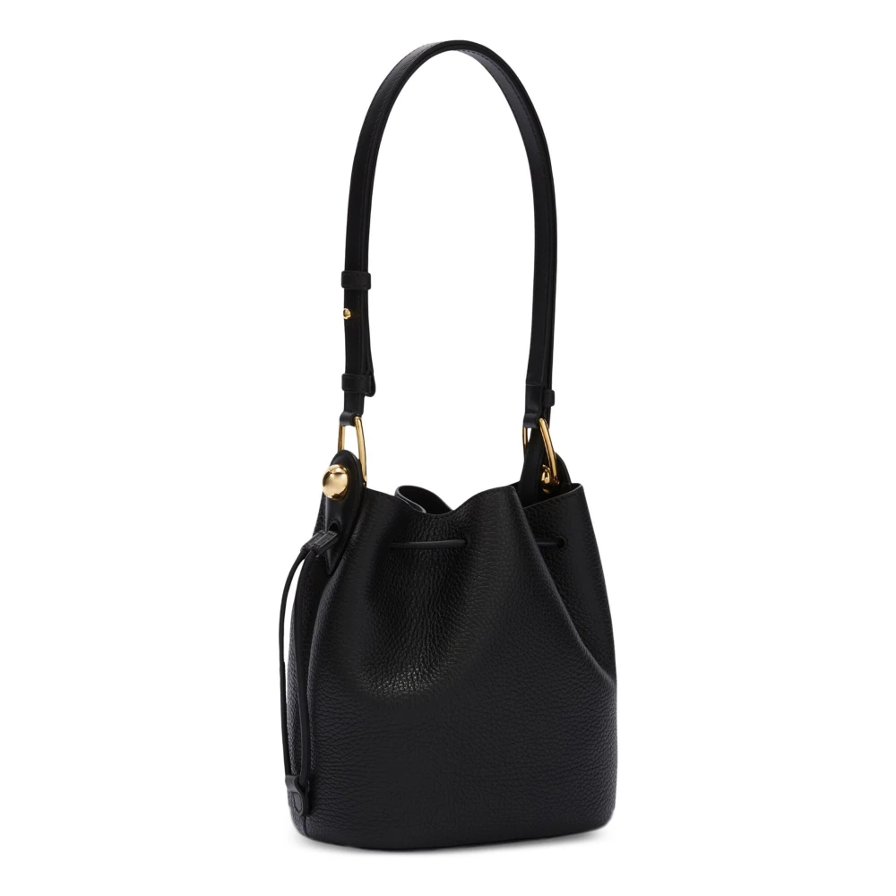 Furla Mini Bucket Tas in Sfera Stijl Black Dames
