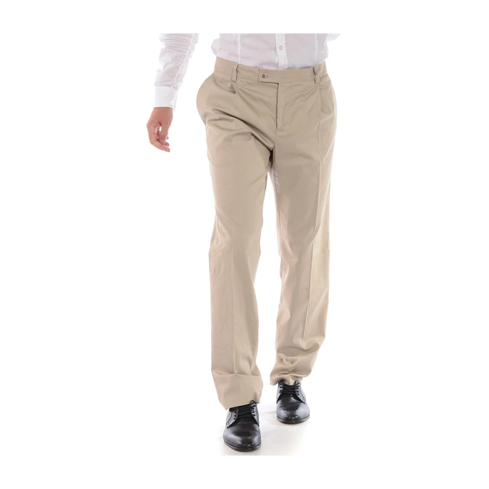Daniele Alessandrini Beige Suit Trousers - Male - Suit Trousers - Xs - Trousers