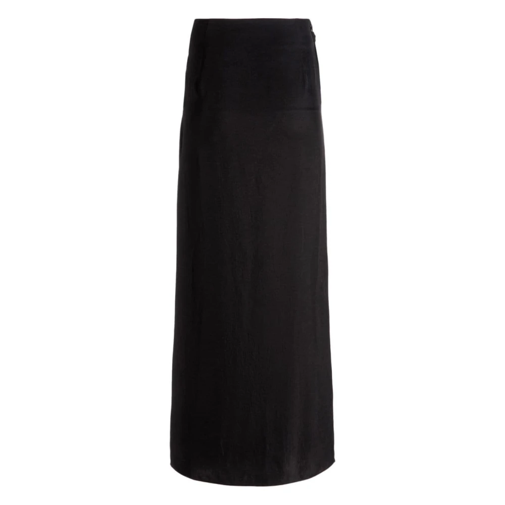 Bally Zwarte Maxi Rok Black Dames