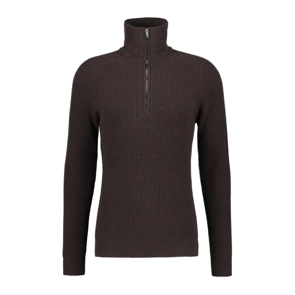 Profuomo Half Zip Pullover Wool Braun - Größe XXL - Bild 3