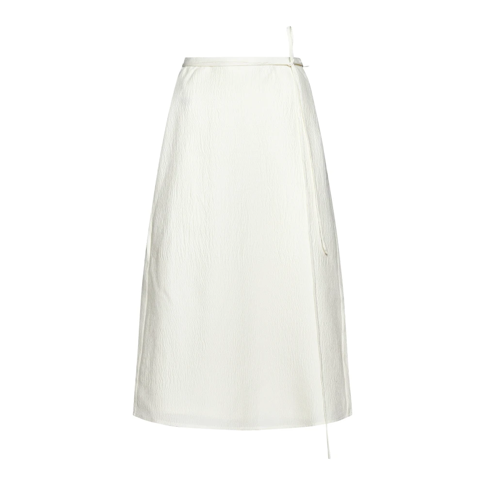 Le 17 Septembre Witte Rok met Blauwe Details White Dames